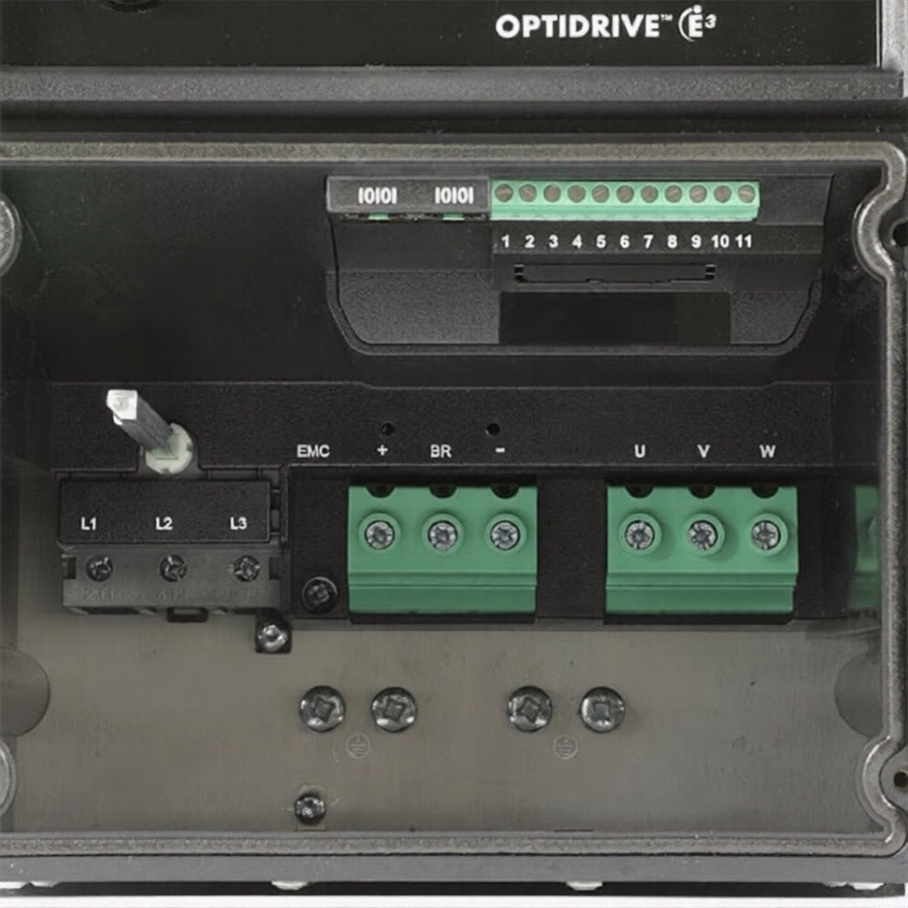 E3 IP66 Indoor/Outdoor 22kW 400V 3ph AC Inverter, DBr, C1 EMC