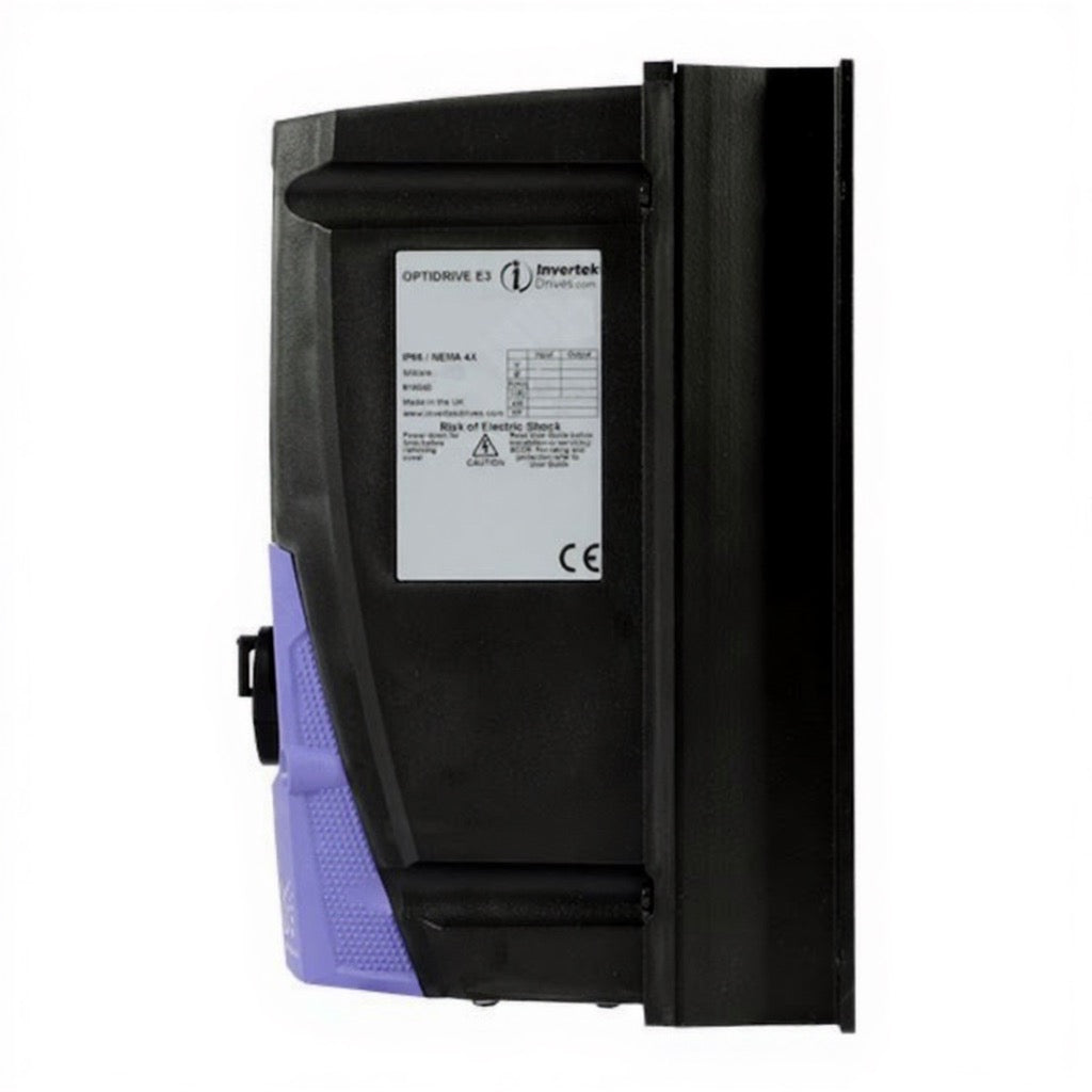 E3 IP66 Indoor/Outdoor 0.37kW AC Inverter for Single Phase 230V motor