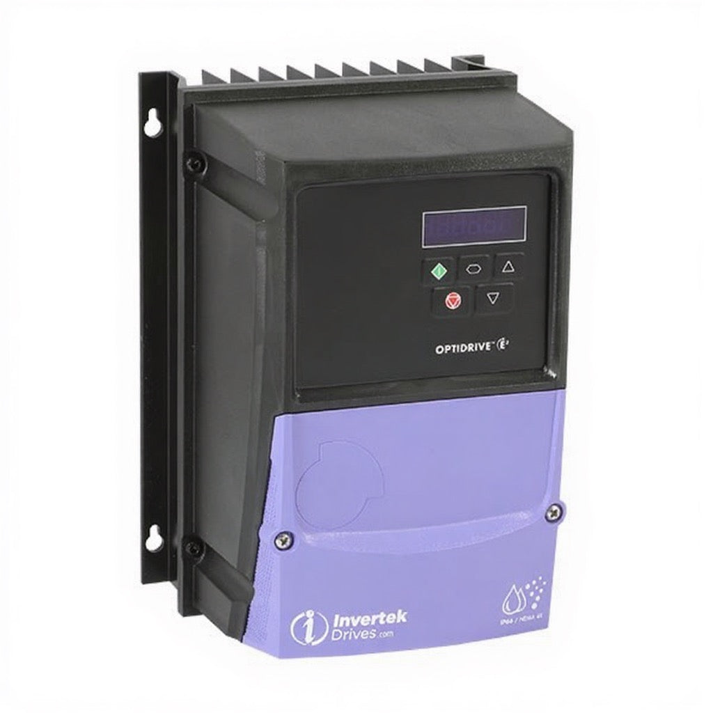 E3 IP66 Indoor/Outdoor 0.37kW AC Inverter for Single Phase 230V motor