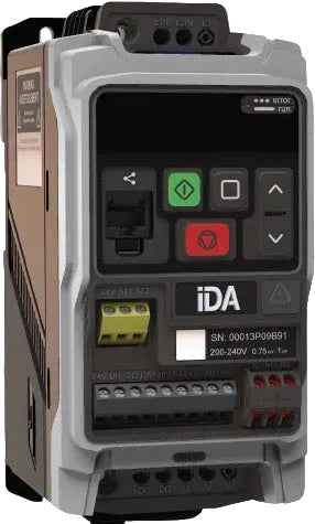 E4 IP20 2.2kW 200V 3ph AC Inverter, Filtered