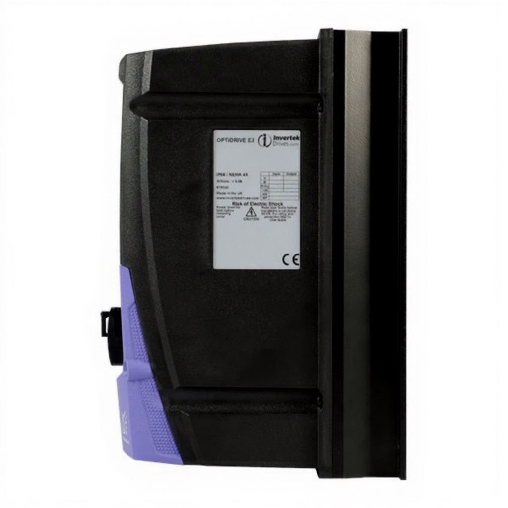 E3 IP66 Indoor/Outdoor 2.2kW 230V 1ph to 3ph AC Inverter, DBr, SW, C1 EMC