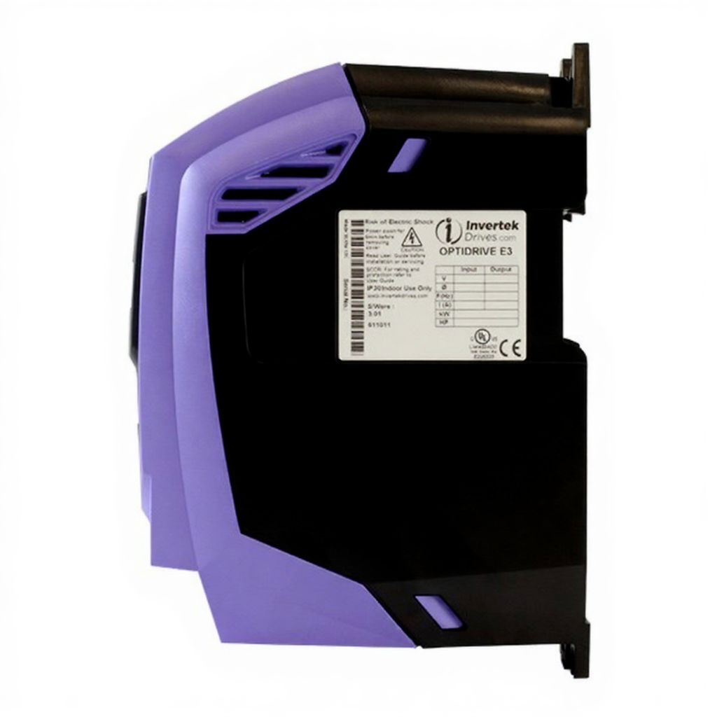 E3 IP20 0.37kW AC Inverter for Single Phase 230V motor